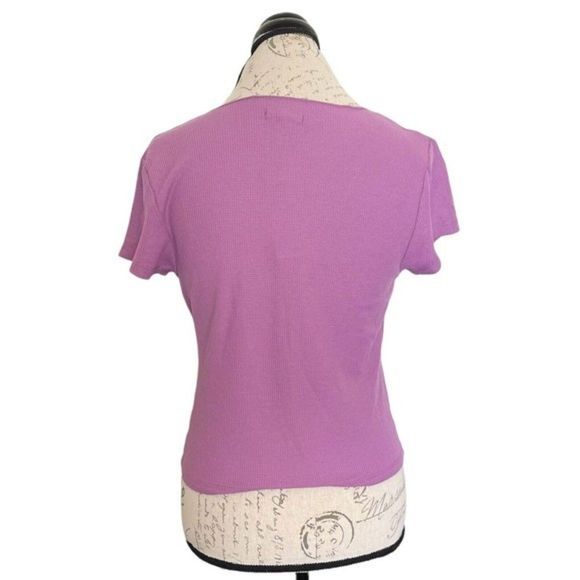 Target Wild Fable Womens Blouse Pleated Boho Top Sz XL Short Sleeves Soft Girl - Picture 3 of 12